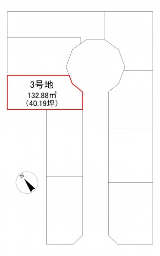 刈谷市井ケ谷町井田の土地の画像です