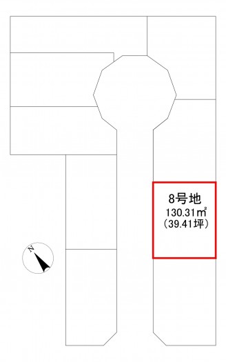 刈谷市井ケ谷町井田の土地の画像です
