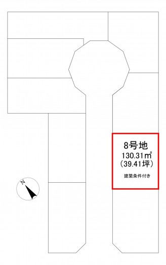 刈谷市井ケ谷町井田の土地の画像です