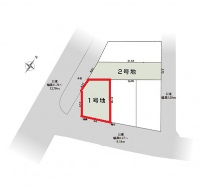 刈谷市今川町山ノ端、土地の間取り画像です