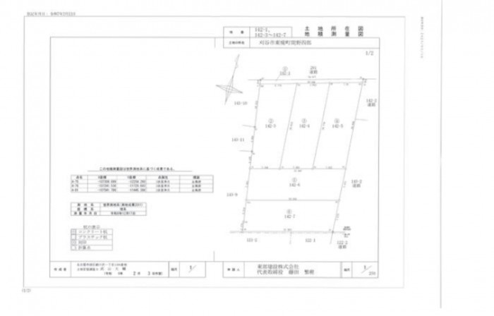 刈谷市東境町間野四郎の土地の画像です