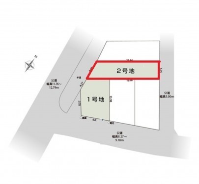 刈谷市今川町山ノ端、土地の間取り画像です