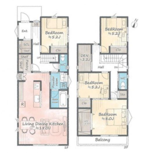 刈谷市野田町新上納の一戸建ての画像です
