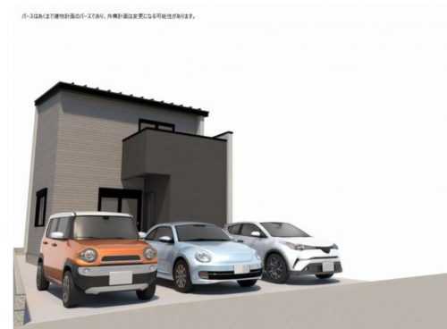 刈谷市重原本町５丁目、一戸建ての完成予想図（外観）画像です