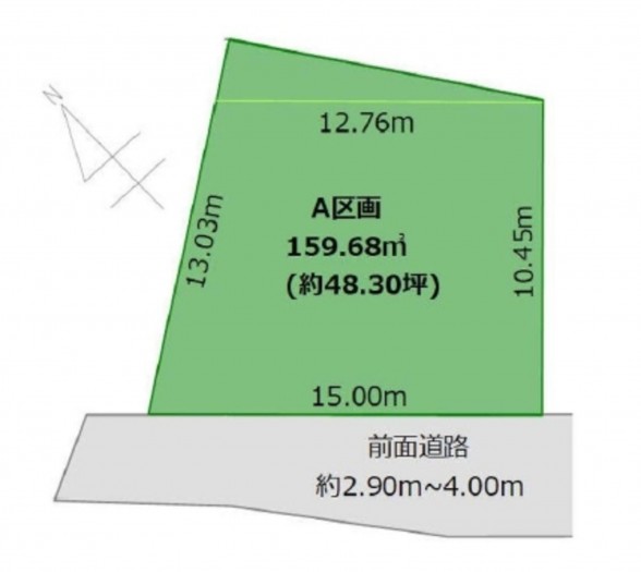 知立市山町大林の土地の画像です