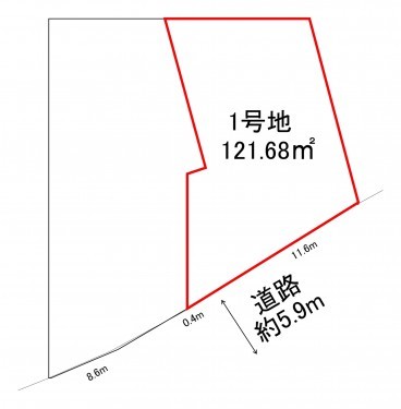 刈谷市大正町２丁目、土地の間取り画像です