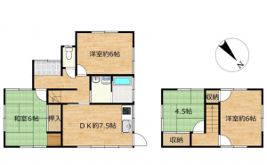 刈谷市板倉町３丁目の一戸建ての画像です
