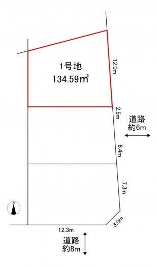 刈谷市稲場町５丁目の土地の画像です