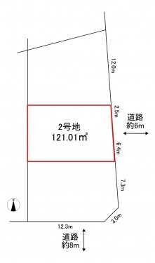 刈谷市稲場町５丁目、土地の間取り画像です