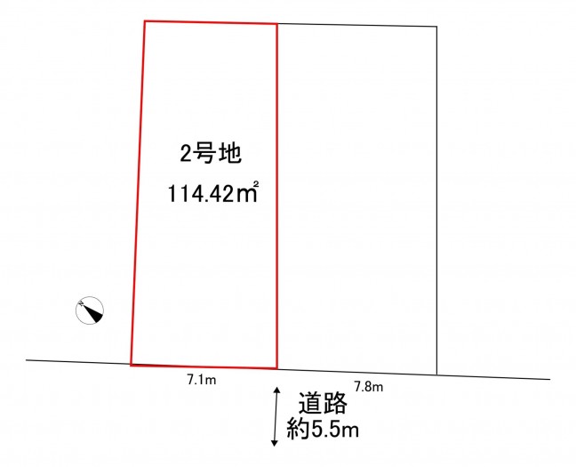 刈谷市野田町西田の土地の画像です