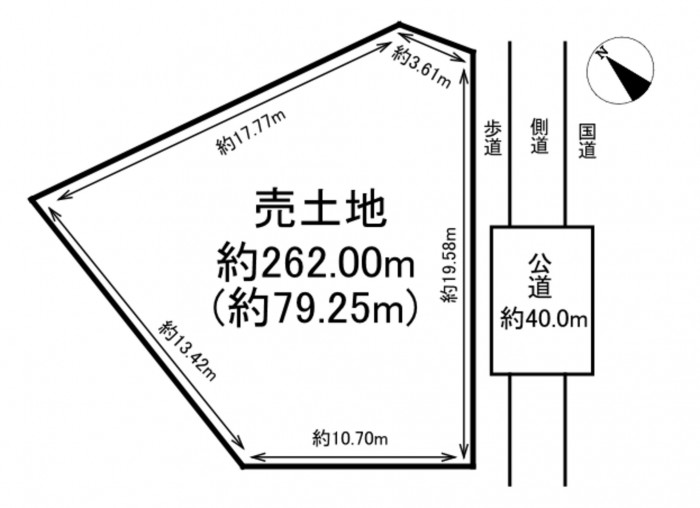 刈谷市野田町新上納の土地の画像です