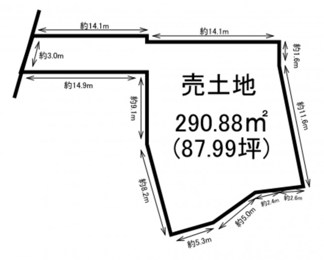 刈谷市野田町西屋敷の土地の画像です