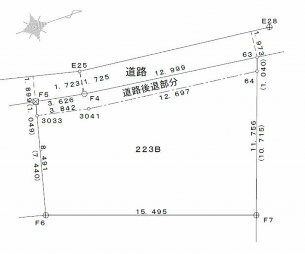刈谷市小垣江町須賀の土地の画像です