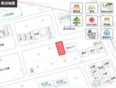 刈谷市一ツ木町7丁目の土地の画像です
