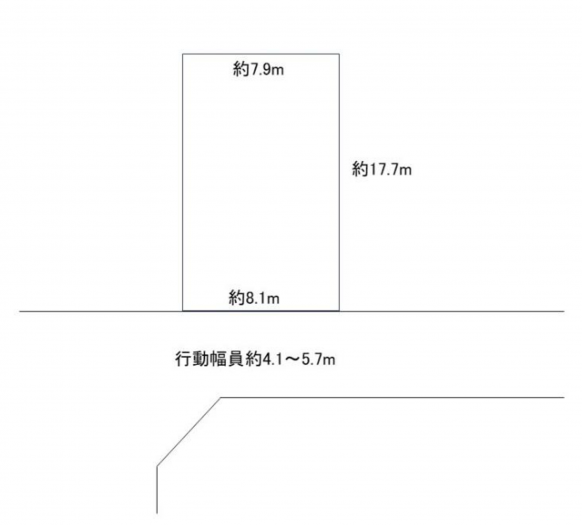 知立市八橋町山田谷の土地の画像です