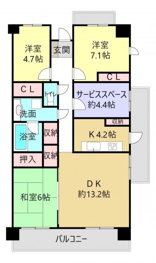 知立市中町中のマンションの画像です