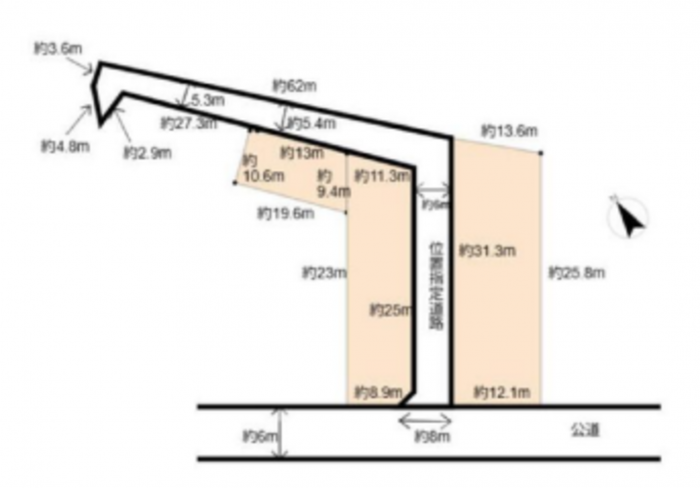 知立市山町御手洗の土地の画像です