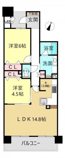 刈谷市南桜町２丁目のマンションの画像です