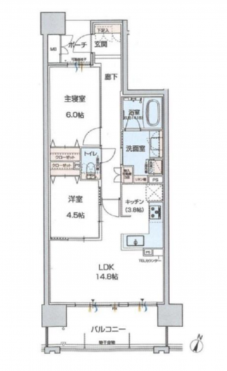 刈谷市南桜町２丁目のマンションの画像です