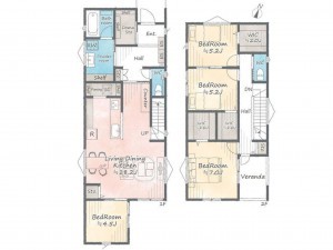 刈谷市野田町新上納の一戸建ての画像です