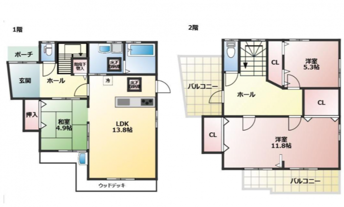 刈谷市高倉町４丁目の一戸建ての画像です