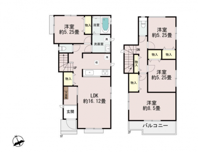 刈谷市荒井町２丁目の一戸建ての画像です