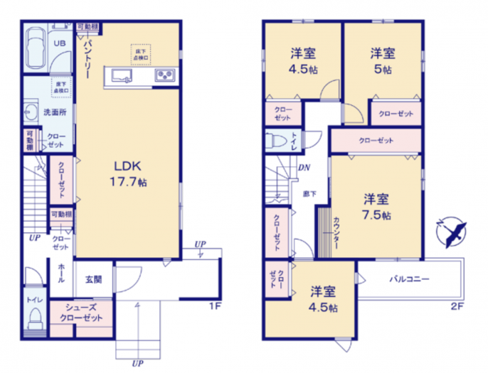 刈谷市大正町２丁目の一戸建ての画像です