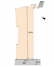 知立市中町中の土地の画像です