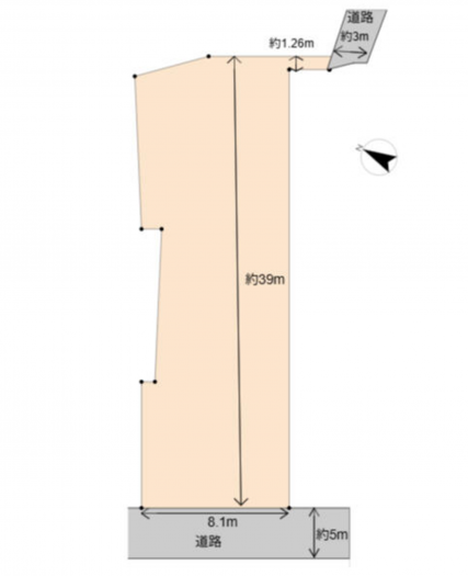 知立市中町中の土地の画像です