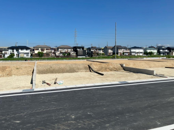 知立市八橋町五輪の土地の画像です