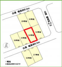 知立市八橋町五輪の土地の画像です