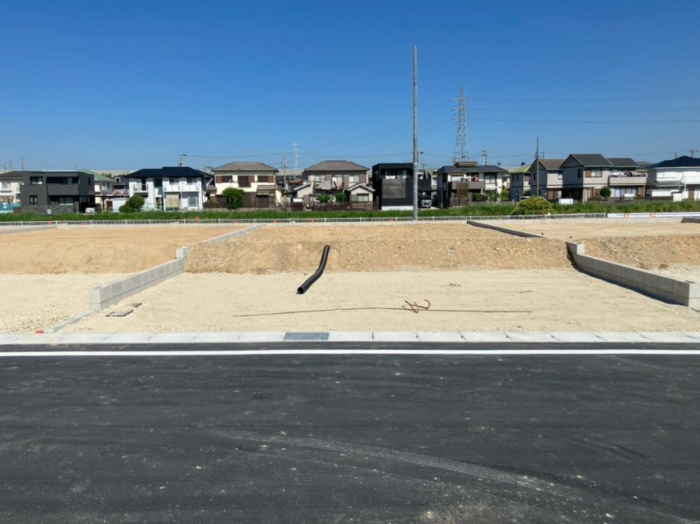 知立市八橋町五輪の土地の画像です