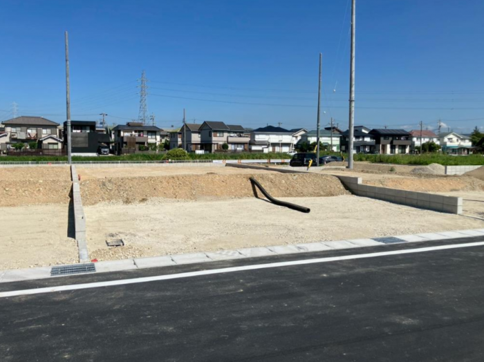 知立市八橋町五輪の土地の画像です