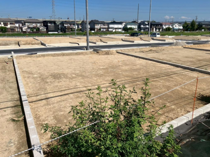 知立市八橋町五輪の土地の画像です