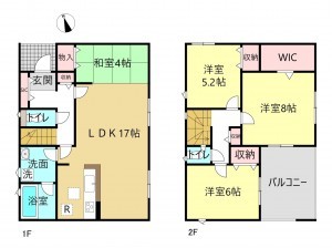 知立市逢妻町丸坪の一戸建ての画像です