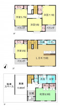 名古屋市守山区松坂町の一戸建ての画像です