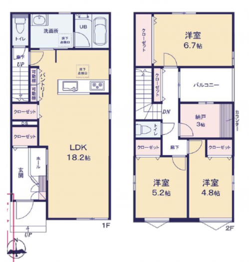 刈谷市築地町３丁目の一戸建ての画像です