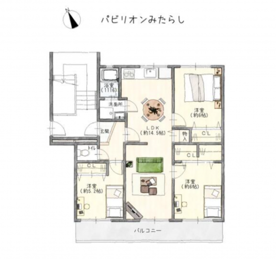 知立市山町御手洗のマンションの画像です