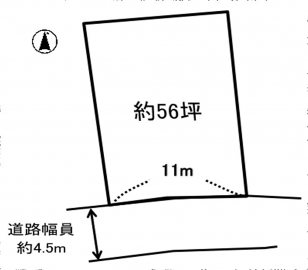 知立市牛田町高根の土地の画像です