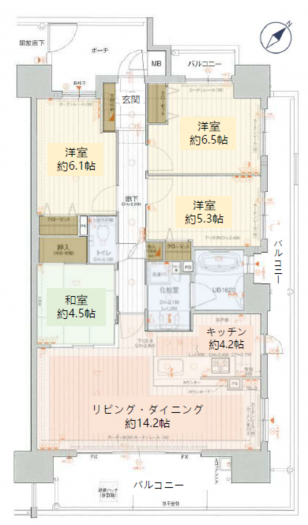 刈谷市大正町2丁目のマンションの画像です