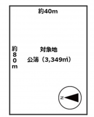 刈谷市野田町大ヒゴ、土地の間取り画像です
