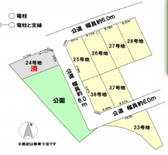 知立市八橋町五輪の土地の画像です
