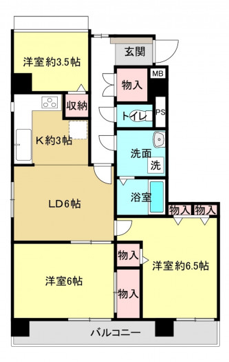 刈谷市一ツ木町菰のマンションの画像です