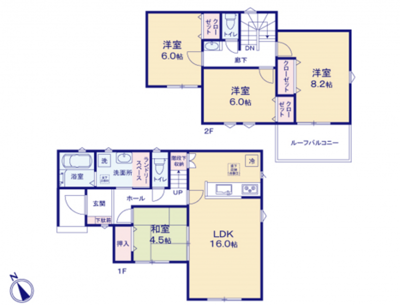 徳島市八万町内浜の一戸建ての画像です