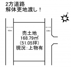 徳島市論田町本浦下の土地の画像です