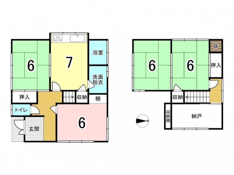 徳島市八万町柿谷の一戸建ての画像です