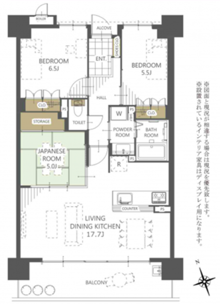 徳島市福島1丁目のマンションの画像です