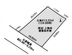 徳島市住吉2丁目の土地の画像です