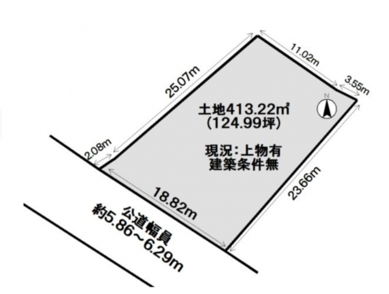 徳島市住吉2丁目の土地の画像です