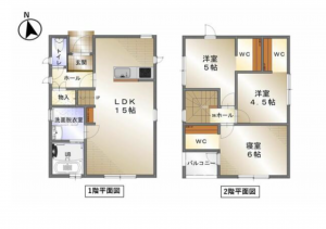 徳島市福島2丁目の一戸建ての画像です